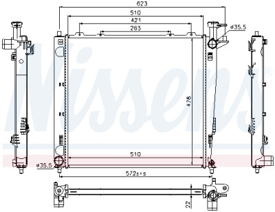 Radiateur, refroidissement du moteur
