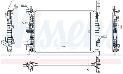 Radiateur, refroidissement du moteur