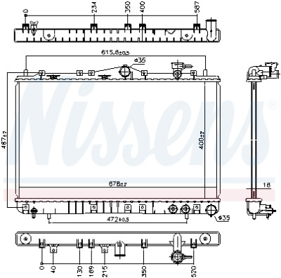 Radiateur, refroidissement du moteur
