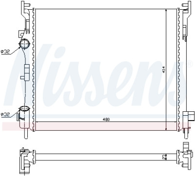 Radiateur, refroidissement du moteur