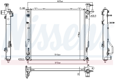 Radiateur, refroidissement du moteur