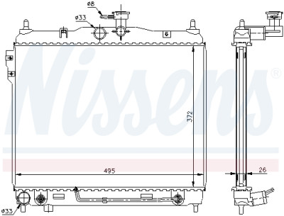 Radiateur, refroidissement du moteur