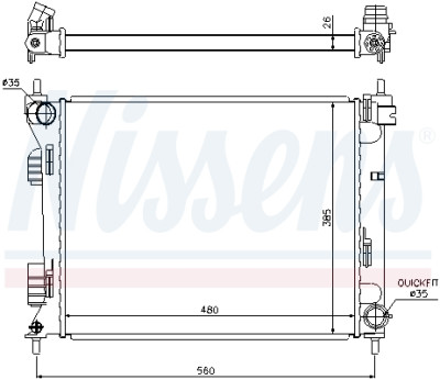 Radiateur, refroidissement du moteur