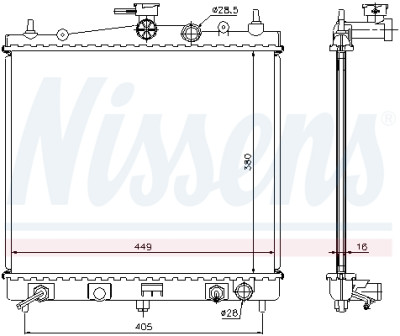 Radiateur, refroidissement du moteur