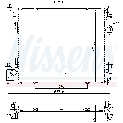 Radiateur, refroidissement du moteur