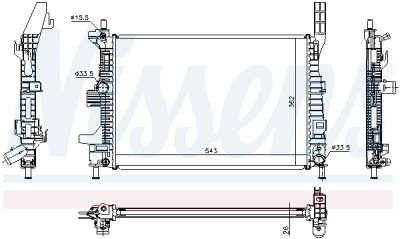Radiateur, refroidissement du moteur