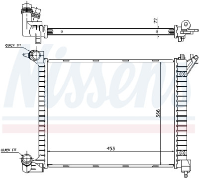 Radiateur, refroidissement du moteur