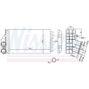 Radiateur de chauffage NISSENS 7.1157