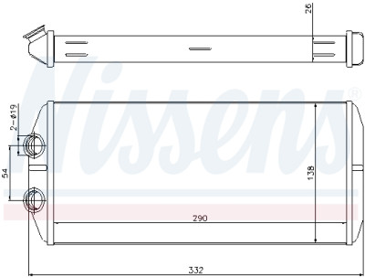 NISSENS 71164 Radiateur de chauffage
