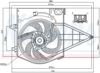 Ventilateur, refroidissement du moteur