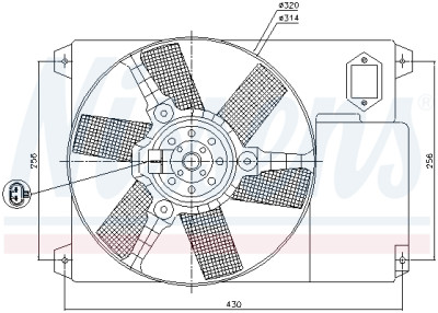Ventilateur, refroidissement du moteur