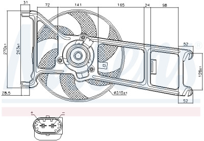 Ventilateur, refroidissement du moteur