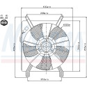 Ventilateur, refroidissement du moteur