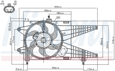Ventilateur, refroidissement du moteur