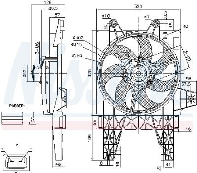 Ventilateur, refroidissement du moteur