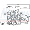 Ventilateur, refroidissement du moteur