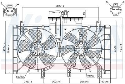 Ventilateur, refroidissement du moteur