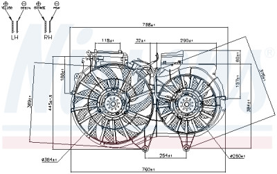 Ventilateur, refroidissement du moteur