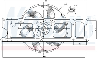 Ventilateur, refroidissement du moteur