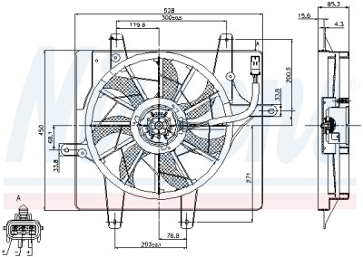 Ventilateur, refroidissement du moteur