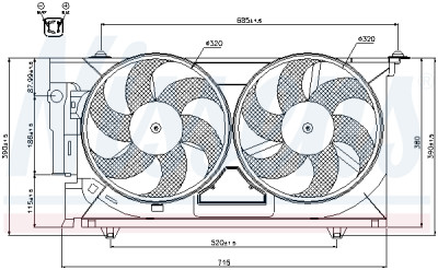 Ventilateur, refroidissement du moteur