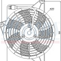 Ventilateur, condenseur de climatisation
