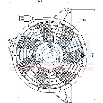 Ventilateur, condenseur de climatisation