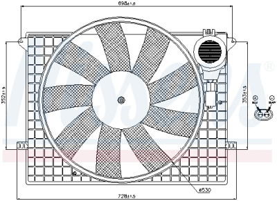 Ventilateur, refroidissement du moteur