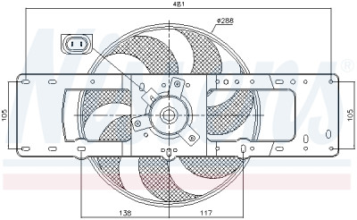 Ventilateur, refroidissement du moteur