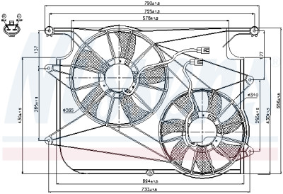 Ventilateur, refroidissement du moteur