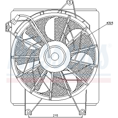 Ventilateur, refroidissement du moteur
