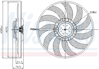 Ventilateur, refroidissement du moteur