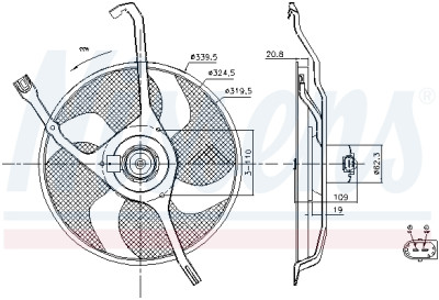 Ventilateur, refroidissement du moteur