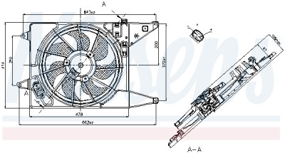 Ventilateur, refroidissement du moteur