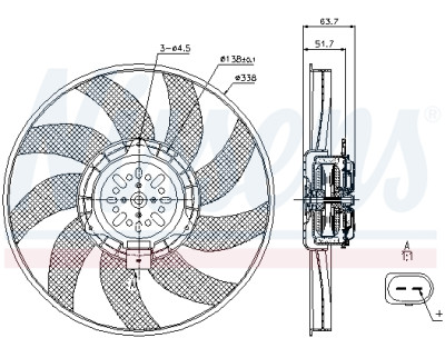 Ventilateur, refroidissement du moteur