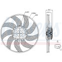 Ventilateur, refroidissement du moteur NISSENS 85728