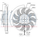 Ventilateur, refroidissement du moteur NISSENS 85731