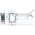 Radiateur d&#39;huile, huile moteur NISSENS 90679