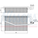 Evaporateur climatisation