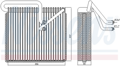 Evaporateur climatisation