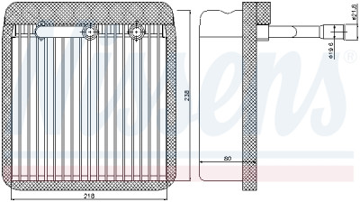Evaporateur climatisation