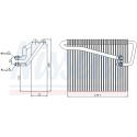 Evaporateur climatisation