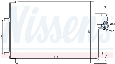 Condenseur, climatisation NISSENS 940043