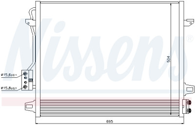 Condenseur, climatisation NISSENS 94-0098