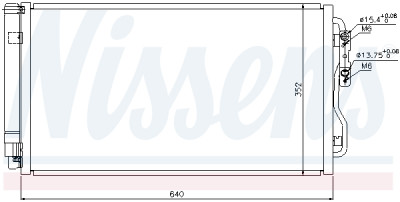 Condenseur, climatisation NISSENS 940236