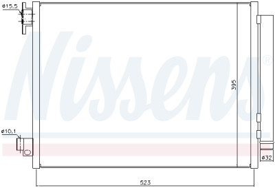Condenseur, climatisation NISSENS 940-321
