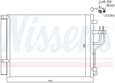 Condenseur, climatisation NISSENS 940353