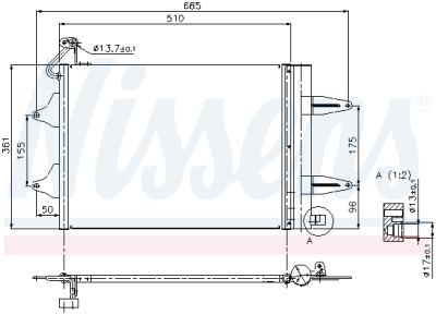 Condenseur, climatisation NISSENS 94628