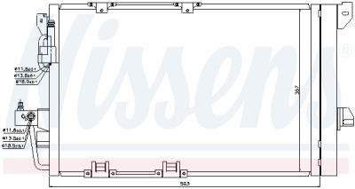 Condenseur, climatisation NISSENS 94650