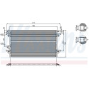 Condenseur, climatisation NISSENS 9485/6
